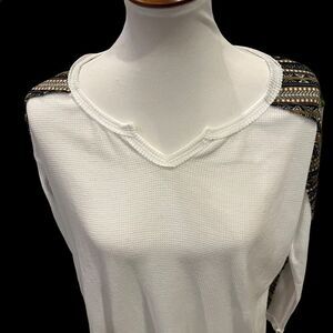 En Crème M Ladies Thermal Cotton Top